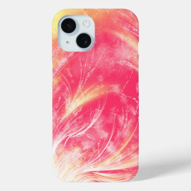 Fireflies & Tall Grass iPhone 15 Case  (Back)