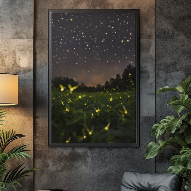 Fireflies Under the Stars Poster (Creator Uploaded)