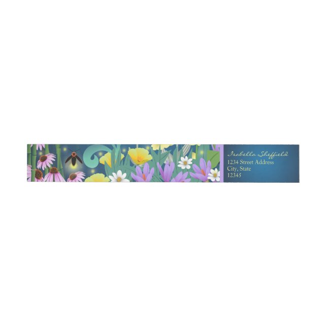 Fireflies   wrap around label (Individual)