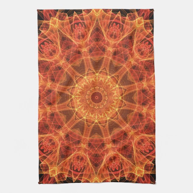 fireflower tea towel (Vertical)