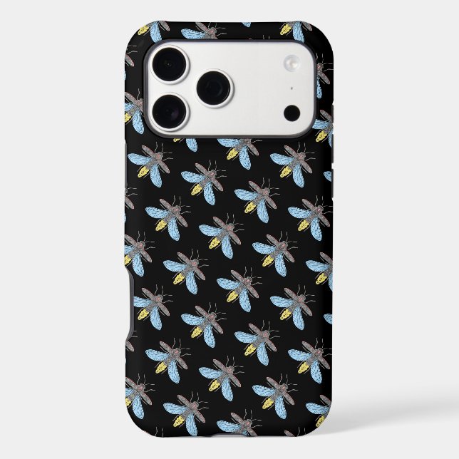 Firefly (black) - iPhone Case (Back)
