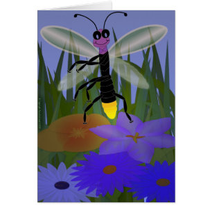 Firefly Dancing on Flowers
