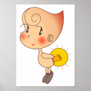 Firefly fairy that illuminates the heart. poster