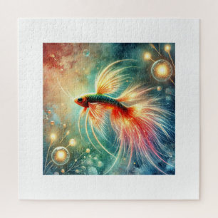 Firefly Fish 200824AREF125 - Watercolor Jigsaw Puzzle