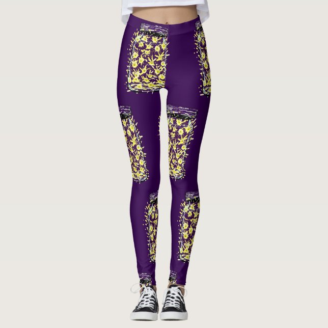 Firefly Frenzy Leggings (Front)