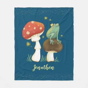 Firefly Frog Prince Personalised Fleece Blanket
