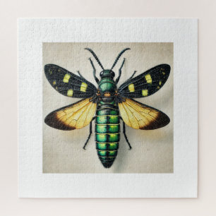Firefly in the Wild 151024IREF219 - Watercolor Jigsaw Puzzle