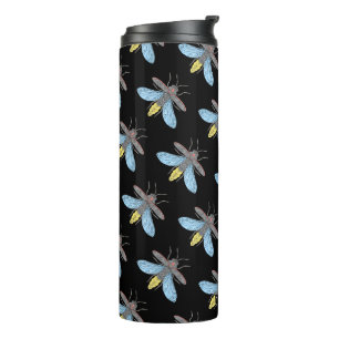 Firefly (pattern black) - Thermal Tumbler
