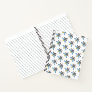 Firefly (pattern white) - Notebook