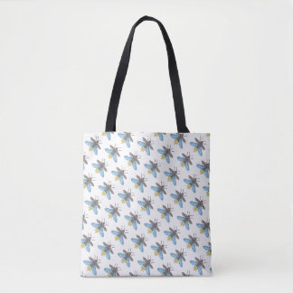 Firefly (pattern white) - Tote Bag