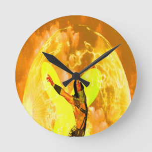 Firefly Round Clock