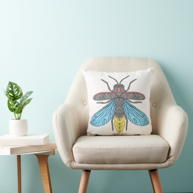 Firefly (single white) - Pillow (Chair)