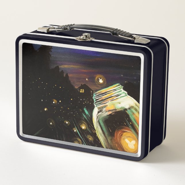 Firefly Sky   Metal Lunch Box (Front)