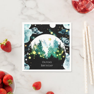 Firefly Whimsy Woodland Birthday Napkin