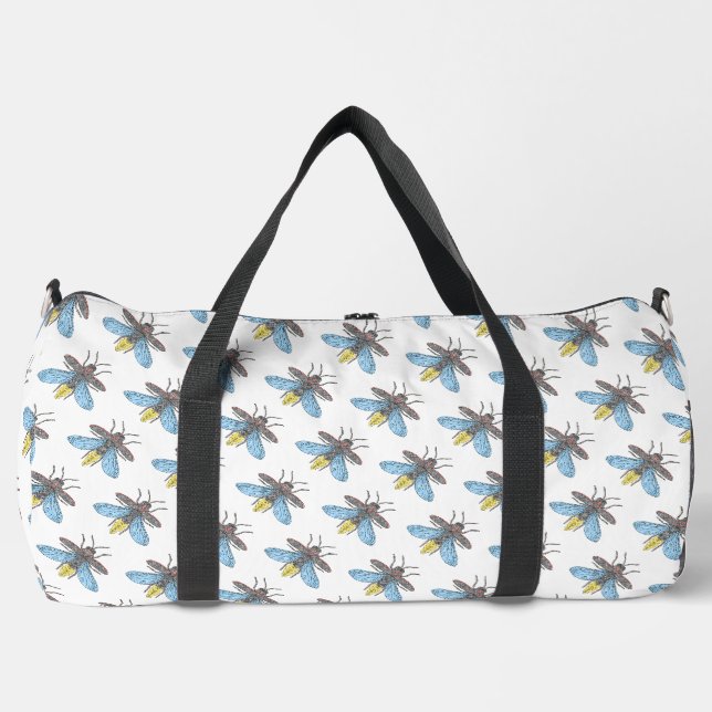 Firefly (white) - Duffle Bag (Front)