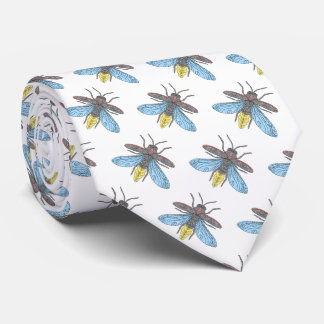 Firefly (white) - Neck Tie