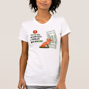 Firefox has encountered a problem with windows T-Shirt