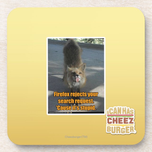 Firefox rejects coaster (Front)