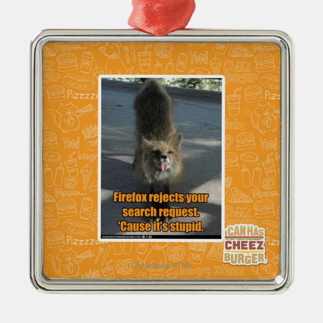 Firefox rejects metal tree decoration (Front)