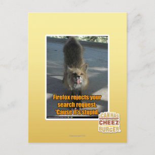 Firefox rejects postcard