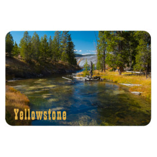 Firehole River Upper Geyser Basin Yellowstone Magnet