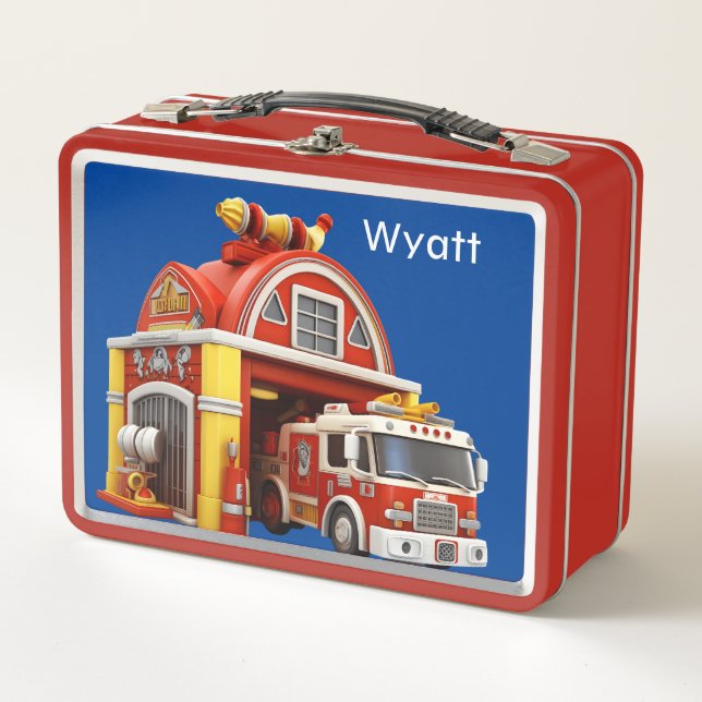 firehouse metal lunch box (Front)