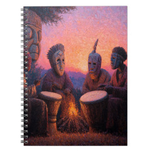 Firelight Drum Circle Notebook