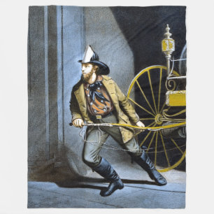 FIREMAN 1858 FLEECE BLANKET