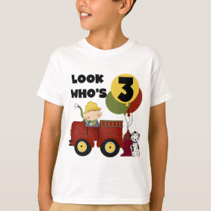 Fireman 3rd Birthday T-shirts and Gifts