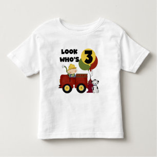 Fireman 3rd Birthday T-shirts and Gifts