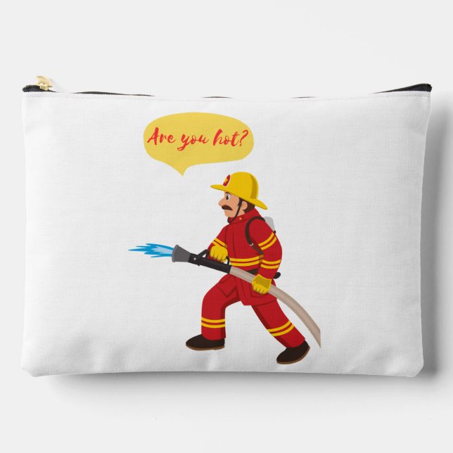 fireman, are you hot? accessory pouch (Front)
