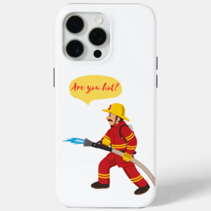 fireman, are you hot? iPhone 15 pro max case