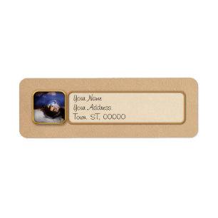 Fireman - Captains hat Return Address Label