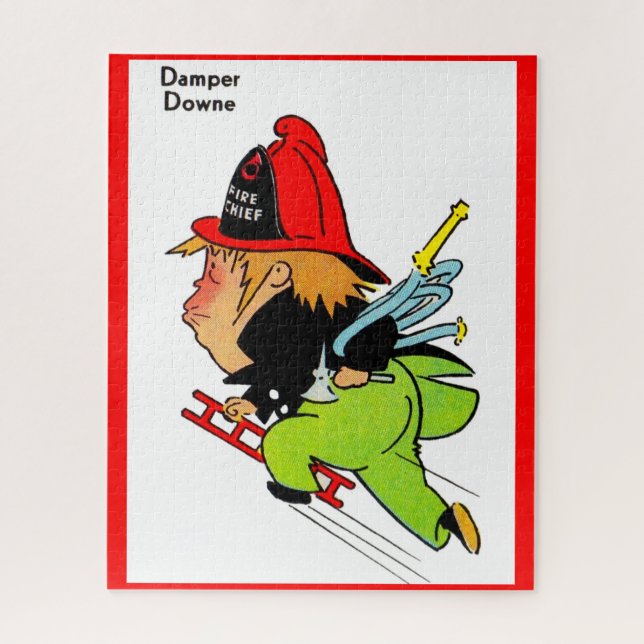 fireman Damper Downe Jigsaw Puzzle (Vertical)