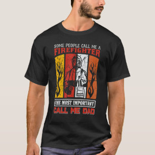 Fireman Department Hero Firetruck Volunteer Firefi T-Shirt