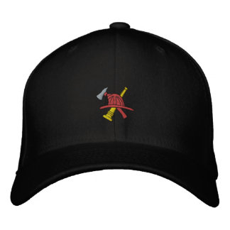 Fireman Embroidered Hat