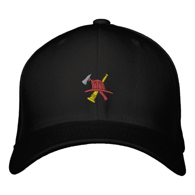 Fireman Embroidered Hat (Front)
