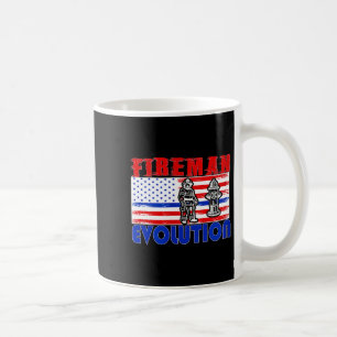 Fireman Evolution Fireman Gift Proud Firefighter Q Coffee Mug