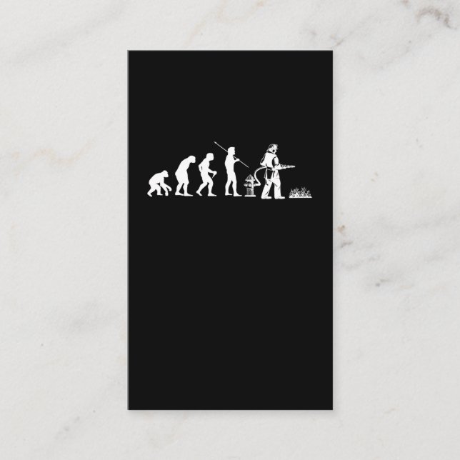 Fireman Evolution of Firefighters Business Card (Front)