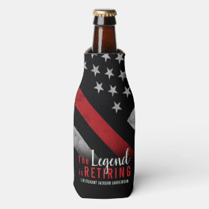 Fireman Fire Department Firefighter Retirement Bottle Cooler