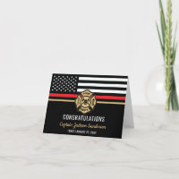 Fireman Fire Department Flag Firefighter Retirment