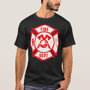 Fireman Fire Rescue EMT Firefighter Uniform T-Shirt