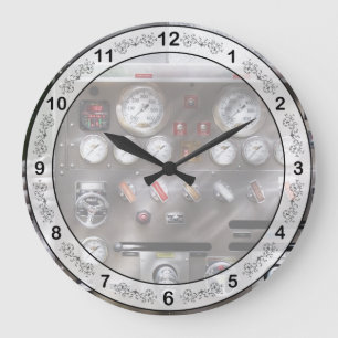 Fireman - Fireman's Controls Large Clock