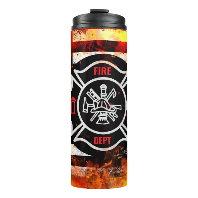 Fireman Gift Thermal Tumbler (Front)