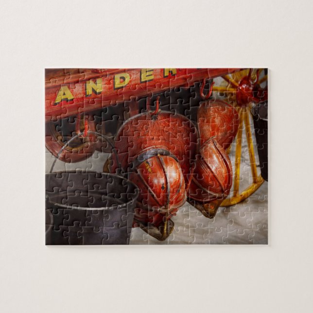 Fireman - Hats - I volunteered for this Jigsaw Puzzle (Horizontal)