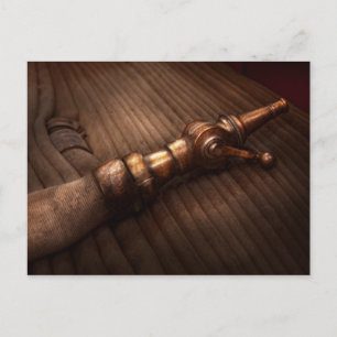 Fireman - It's polite to point Postcard