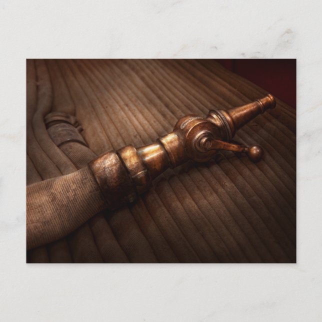 Fireman - It's polite to point Postcard (Front)