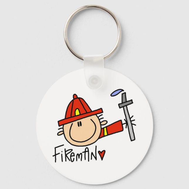 Fireman Key Ring (Front)