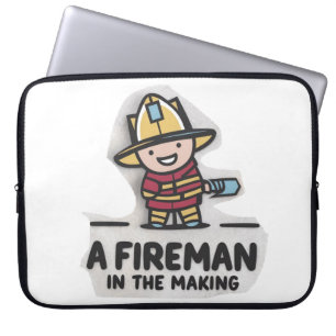 Fireman learner. Future Firefighter Laptop Sleeve