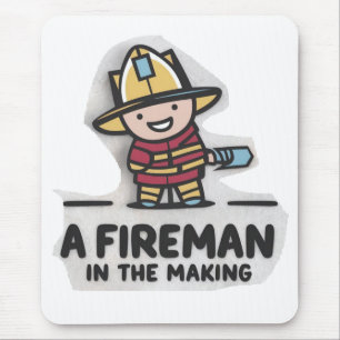 Fireman learner. Future Firefighter  Mouse Pad
